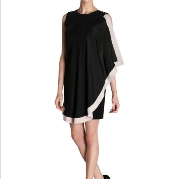 Ted Baker Bolty One Sided Draped Tunic, Black - Picture 2 of 5